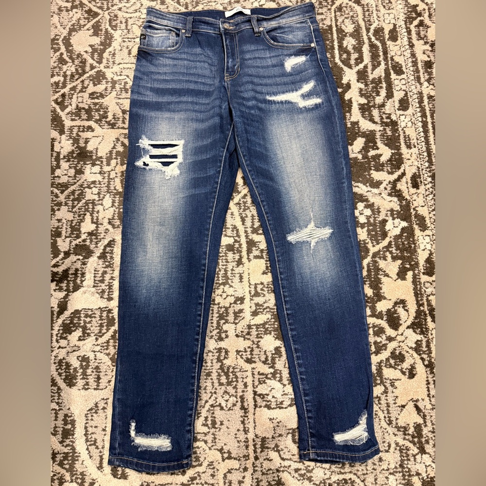 KanCan Distressed Blue Skinny Jeans
